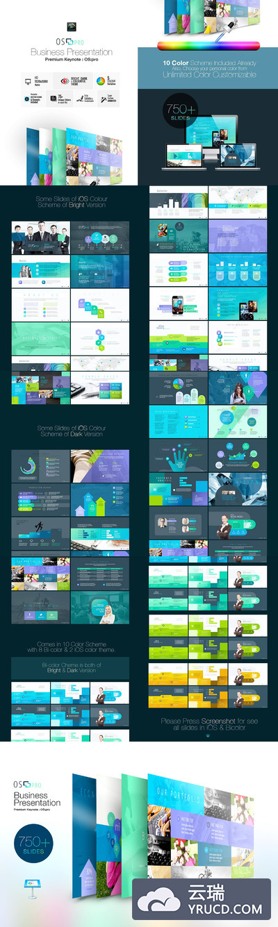 多用途商务演示keynote主题模板
