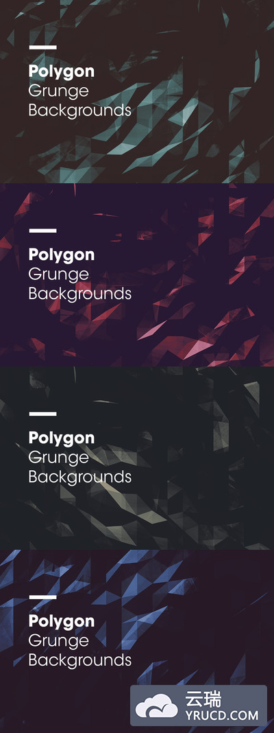 多边形暗黑风格的几何图形背景纹理底纹