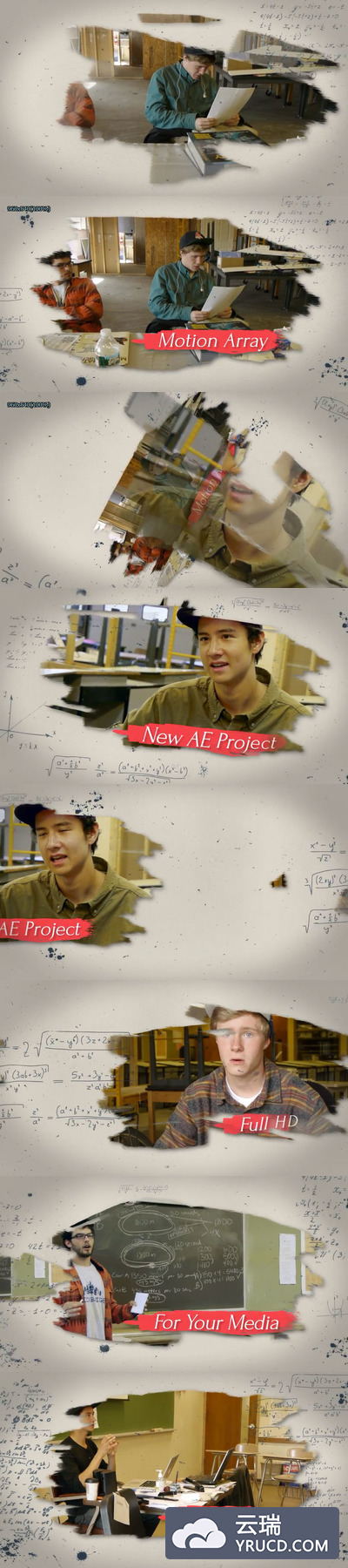 创意高端的毕业纪念视频AE模板下载[aep]