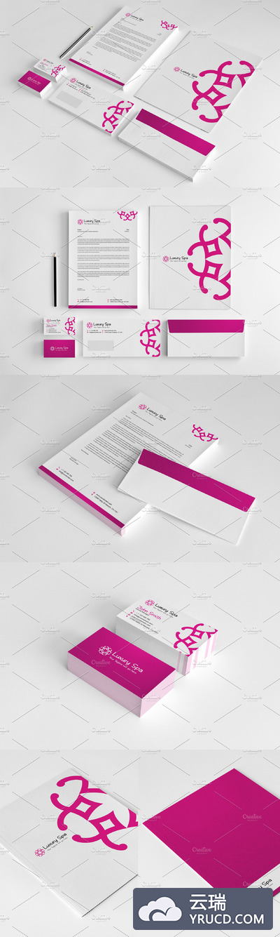 奢华的Spa品牌文具套装 Luxury Spa Stationery Set