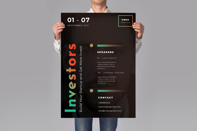 时尚活动海报传单DM设计模板