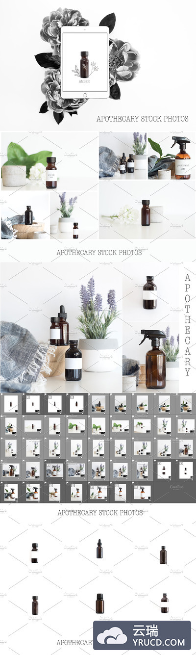 药美容商品必备的图形 Apothecary Stock Photos & Mockups