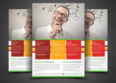 商业计划海报模板 Business Planner Flyers Templates