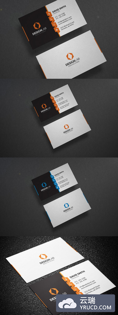 现代商业名片模板 Modern Business Card Template