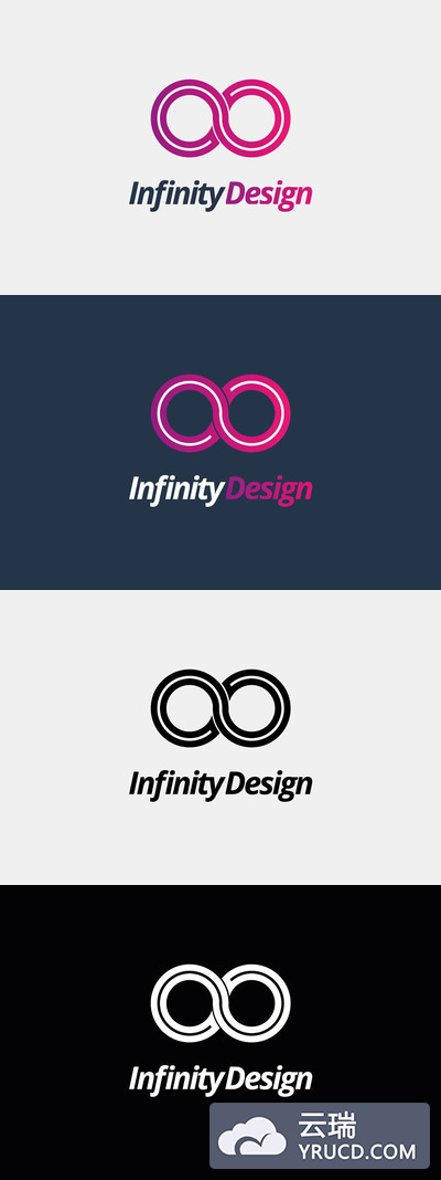 表现无穷无限的创意LOGO模板 Infinity Logo Template