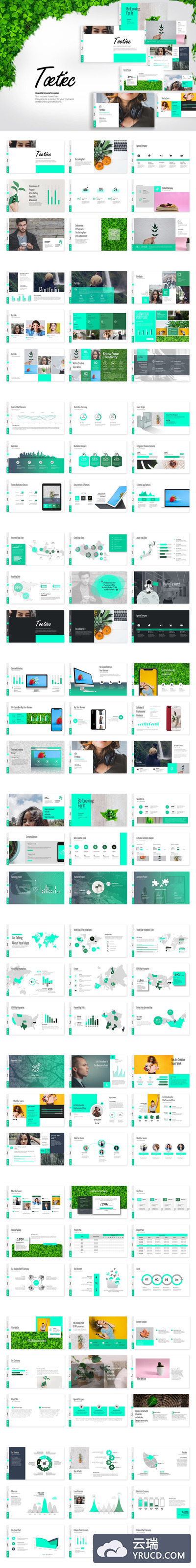 时尚高端简约配色的主题演讲keynote幻灯片演示模版（key）