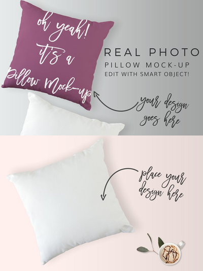 方向抱枕样机 Throw Pillow Mockup