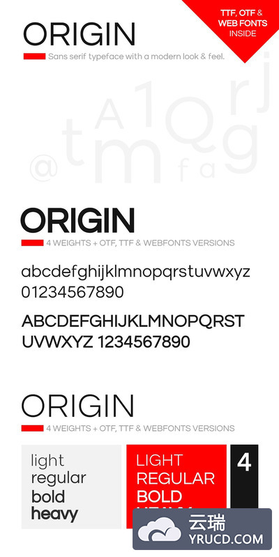 时尚现代Sans-Serif字体+Web字体