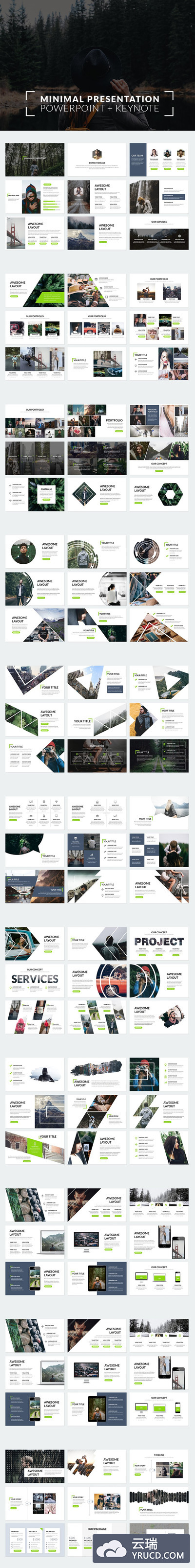 极简主义PPT模板 Minimal Presentation