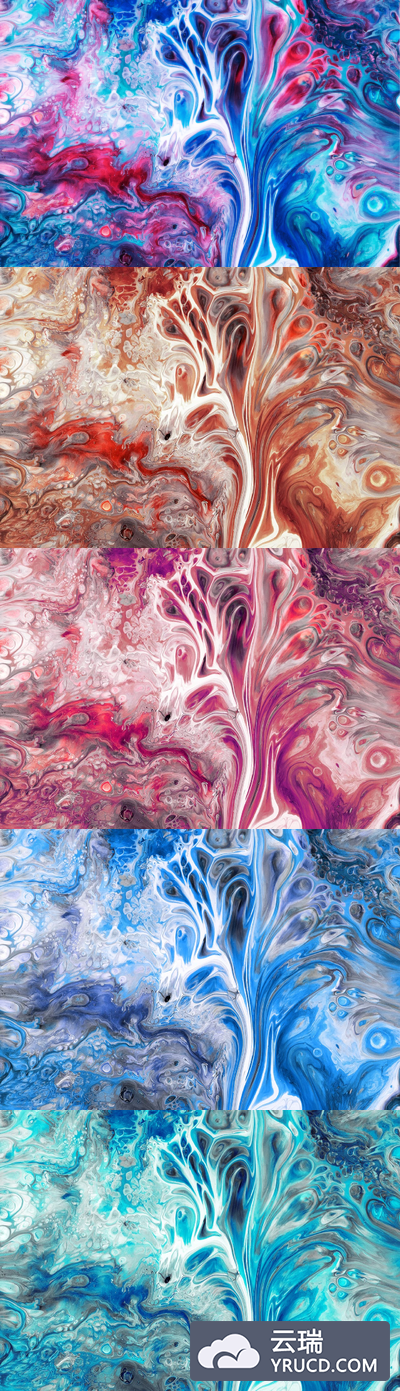 高品质的液体大理石花纹绘画背景底纹纹理