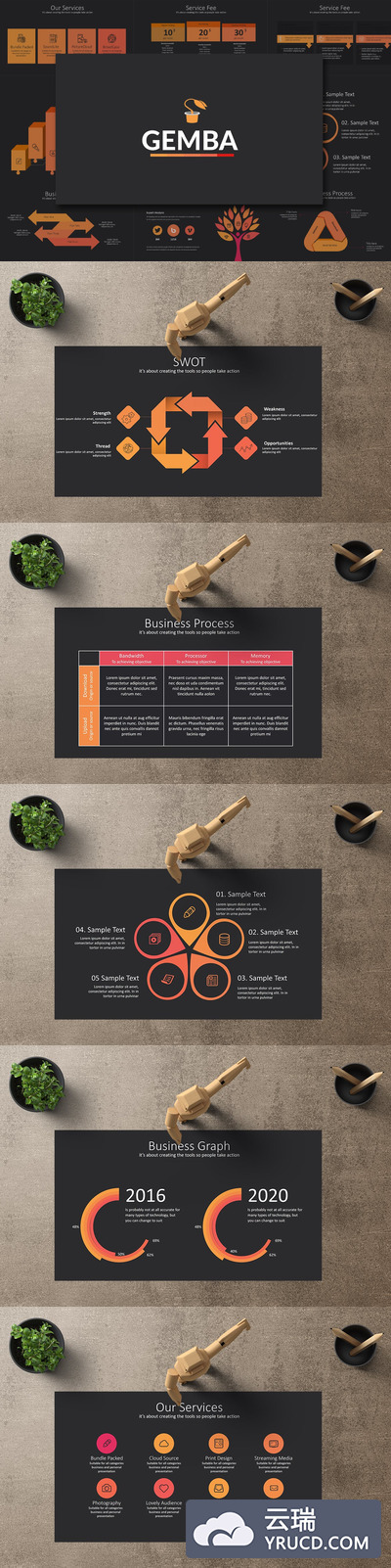 75个独特的keynote幻灯片演示模版（key）