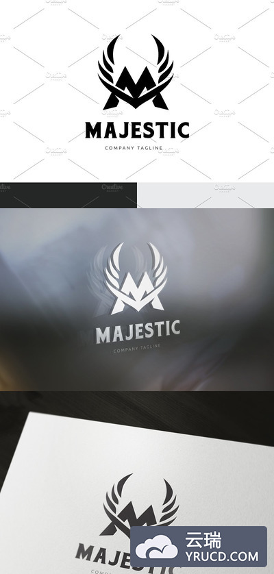 雄伟的神圣的LOGO模板 Majestic Logo