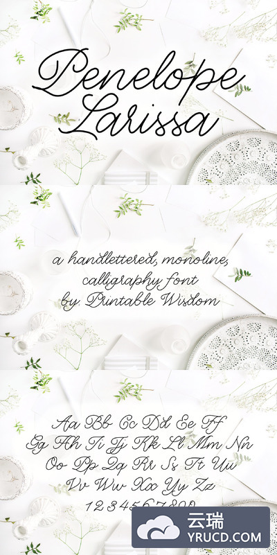 佩内洛普拉里萨字体 Penelope Larissa Font