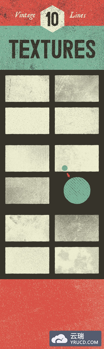 经典的线条背景纹理素材 Vintage Line Textures