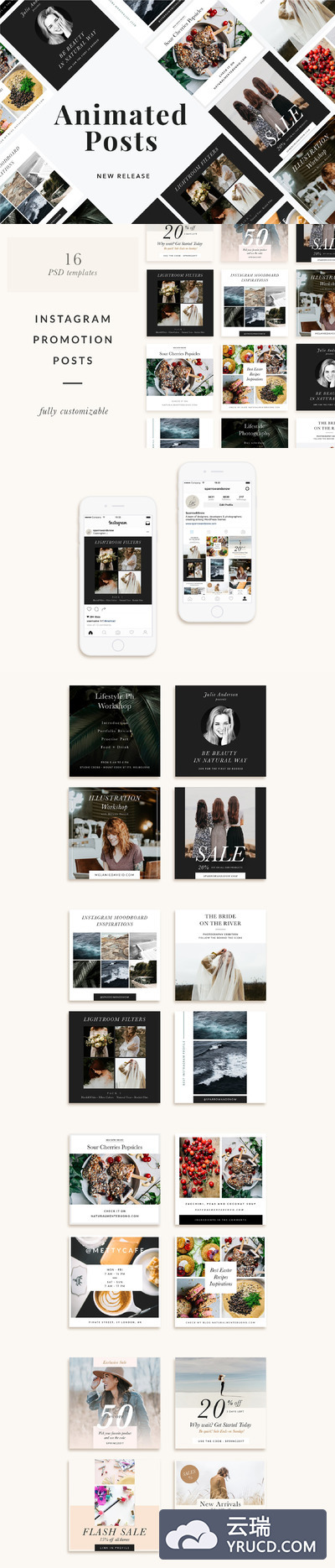 社交广告动态模板 ANIMATED Posts Templates