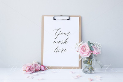 温馨的文件夹样机 Styled stock photography - 8469