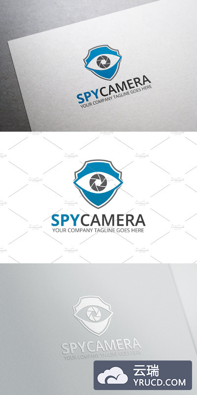 间谍相机LOGO模板 Spy Camera Logo