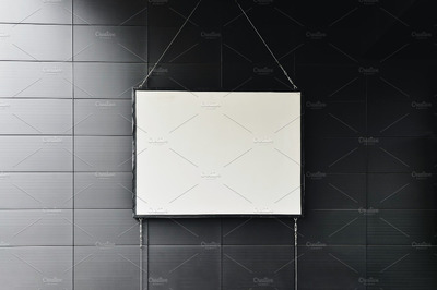 墙体广告牌设计展示样机 Advertising Billboard Mockup