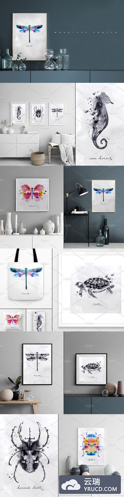 简单的海报模板 Monotype Poster