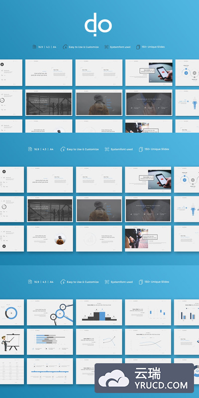 高端大气上档次的时尚优雅简约powerpoint幻灯片演示模版（pptx）