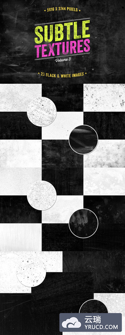 文字肌理素材 Subtle Textures Pack Volume 3