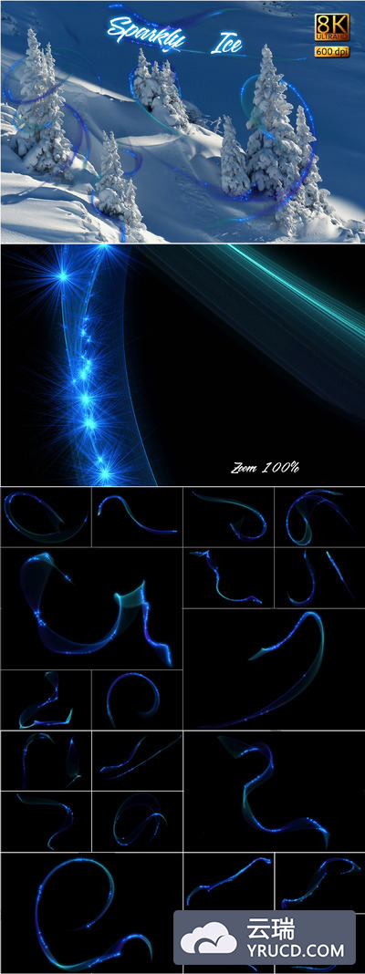 雪地酷炫魔法效果 Sparkly Ice