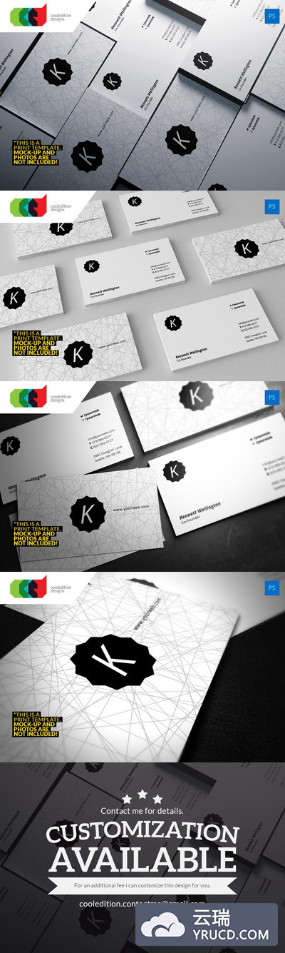 高端商业名片模板 Business Card 22