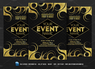 事件活动海报模板 Event Flyer