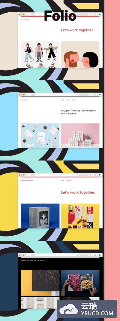 简单有趣的网页模板主题 Other Folio