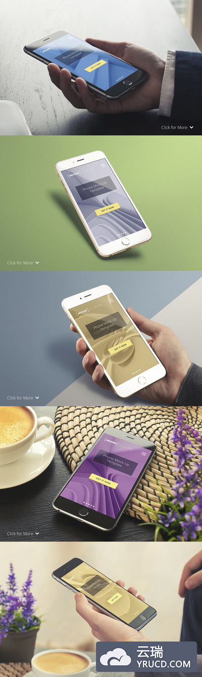 真实照片场景的iPhone样机 Real Photo iPhone Mock-Up Set