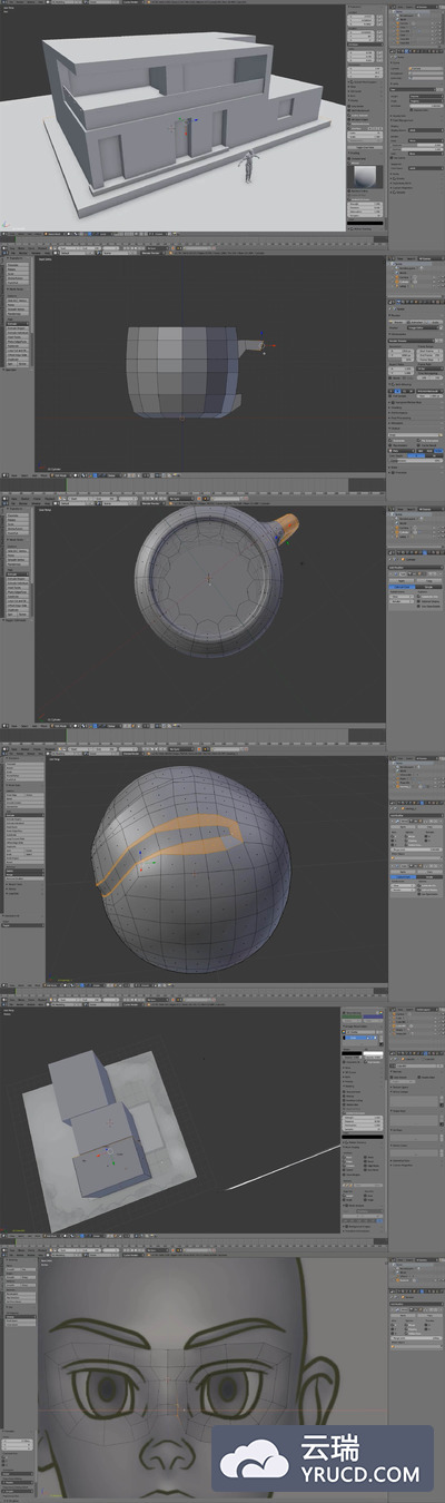 Blender 网格建模训练营
