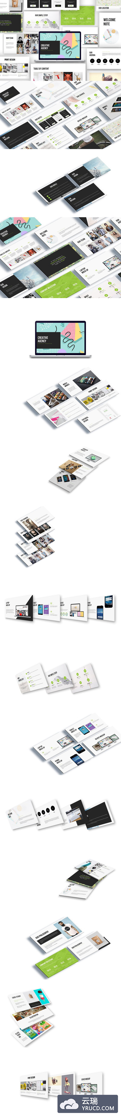 时尚高端多用途的高品质keynote幻灯片演示模版（key）