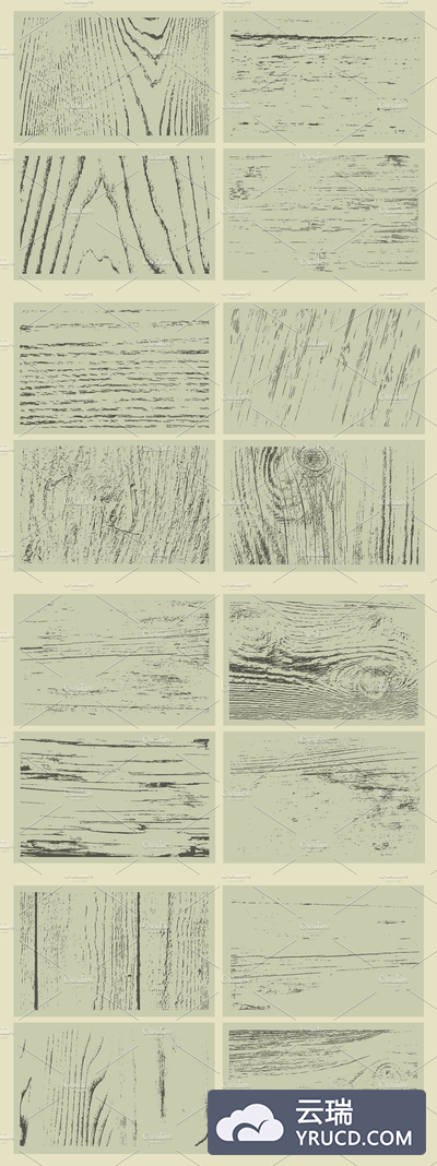 20种木纹背景纹理素材 20 Wood & Plank Textures - VES08