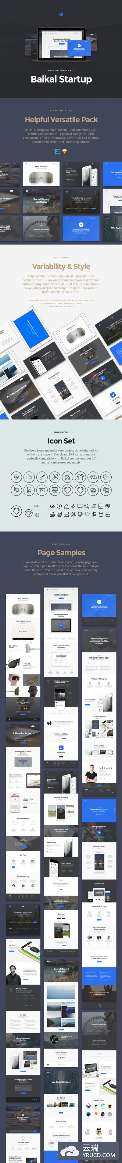 专业的高端数码产品品牌官网设计模版下载 [PSD,Sketch]