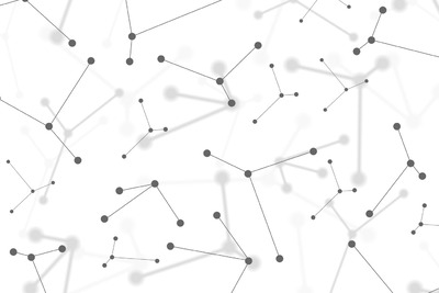 抽象的灰色DNA分子结构背景底纹纹理