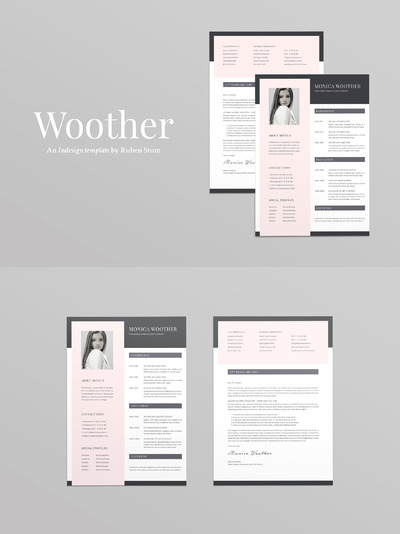 高雅简历模板 Woother Resume Template