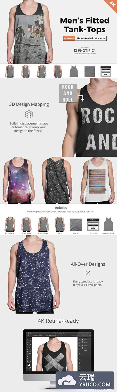 背心样机 Tank Top - Apparel Mockups