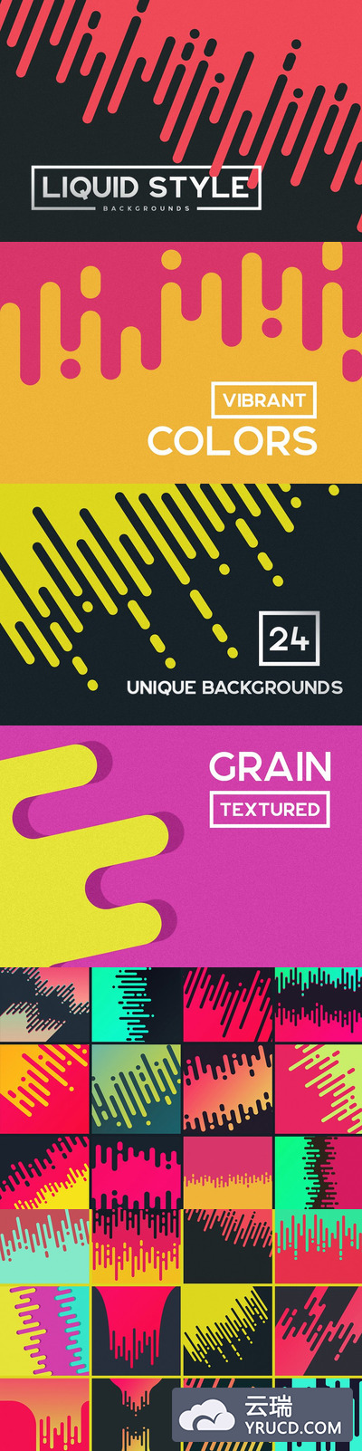 快速流动感觉的背景纹理素材 Liquid/Fast Style Backgrounds