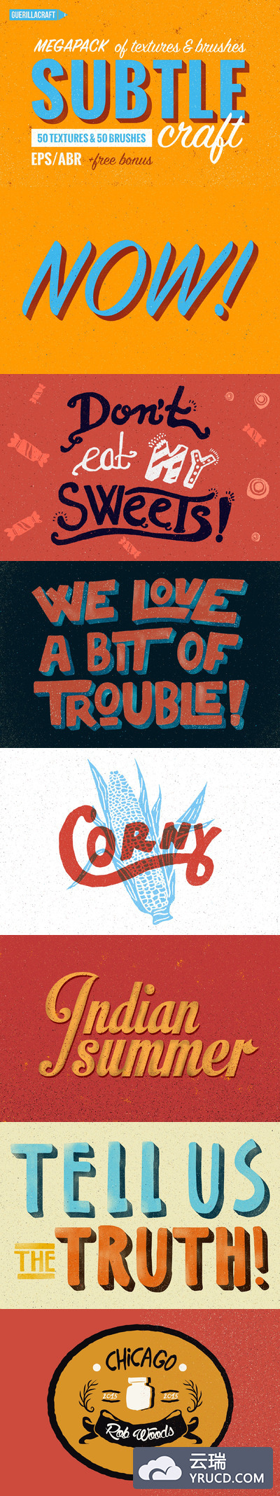 沙砾尘土效果的背景纹理素材 Subtlecraft - textures and brushes