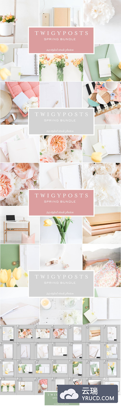 春季时尚照片素材 Spring Styled Stock Photos