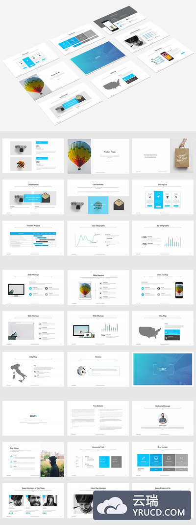 时尚高端简约大气演讲主题keynote幻灯片演示模版（key）