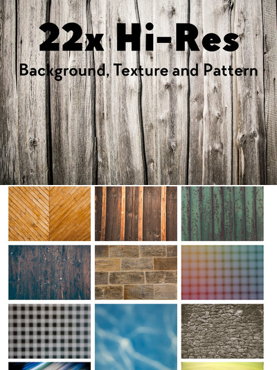 22个背景纹理素材 22x Background, Texture and Pattern