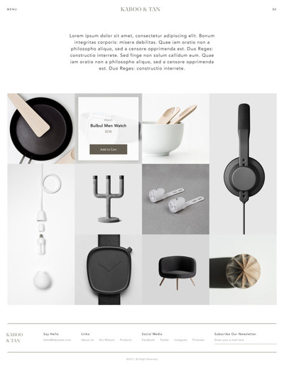 UI Kits | 创意手工制作产品登录页面网站模板设计