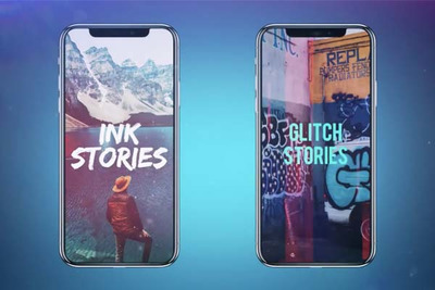 旅行社交手机APP视频广告AE模版下载[AEP]