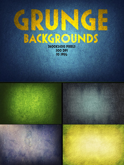 肌理效果的背景纹理素材 Grunge Backgrounds