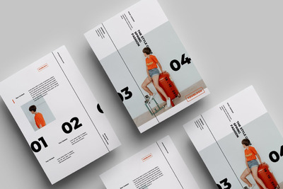 时尚高端的极简主义海报宣传单DM设计模板.05