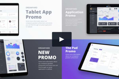 最新的平板电脑iPad视频动态AE展示样机下载[AEP]