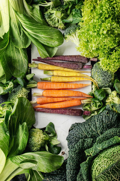 绿色素材植物素材包 Green salads, cabbage, colorful veggies