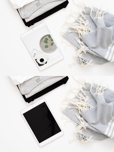 清新场景的iPad样机 Ipad Mockup