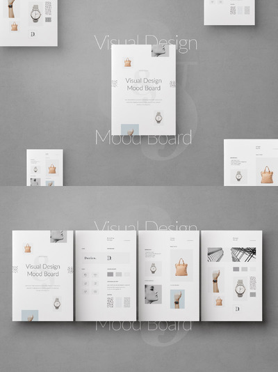 时尚海报模版 Mood Board